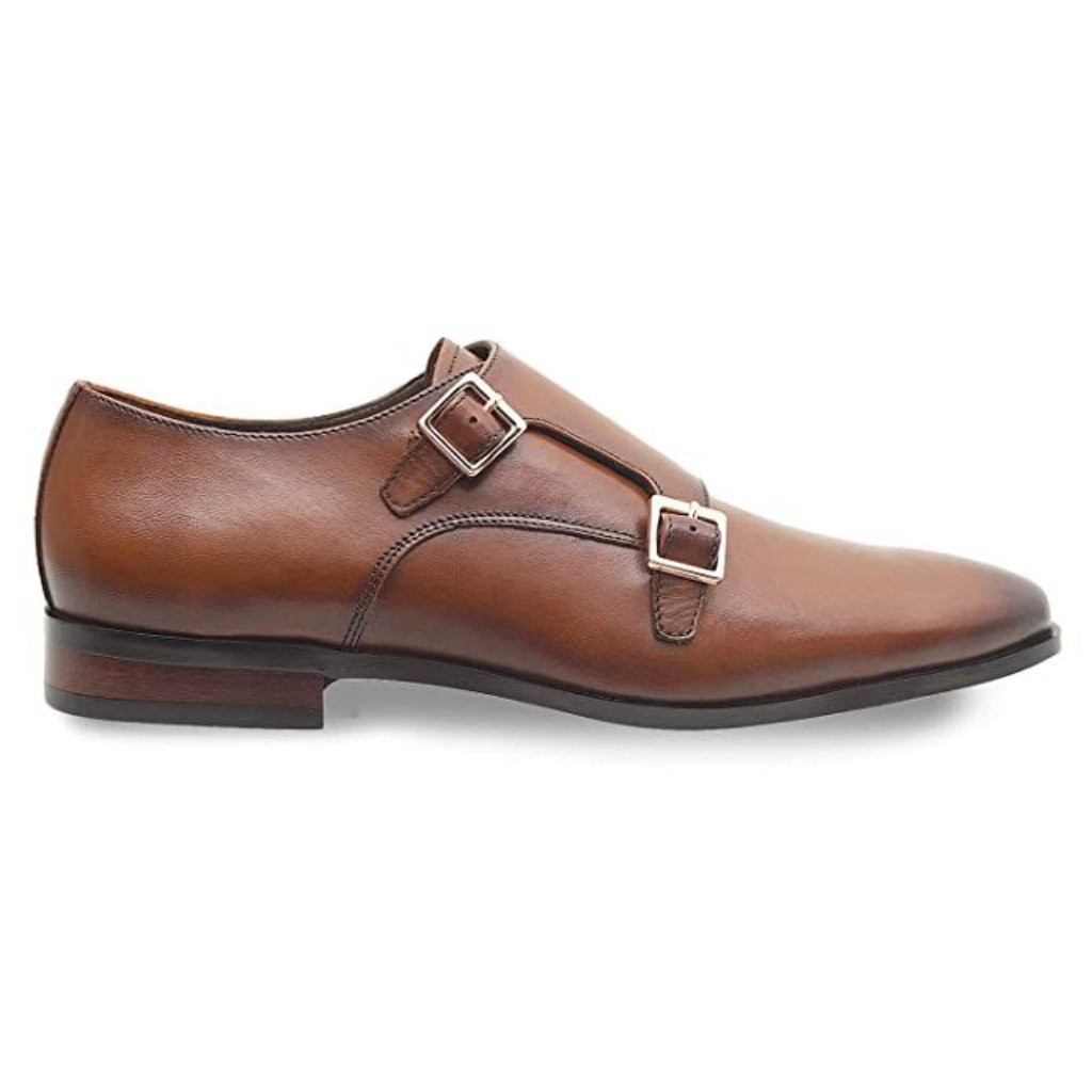 Russo Brunello Men's Hand Made Double Monk Strap Luxury Shoe